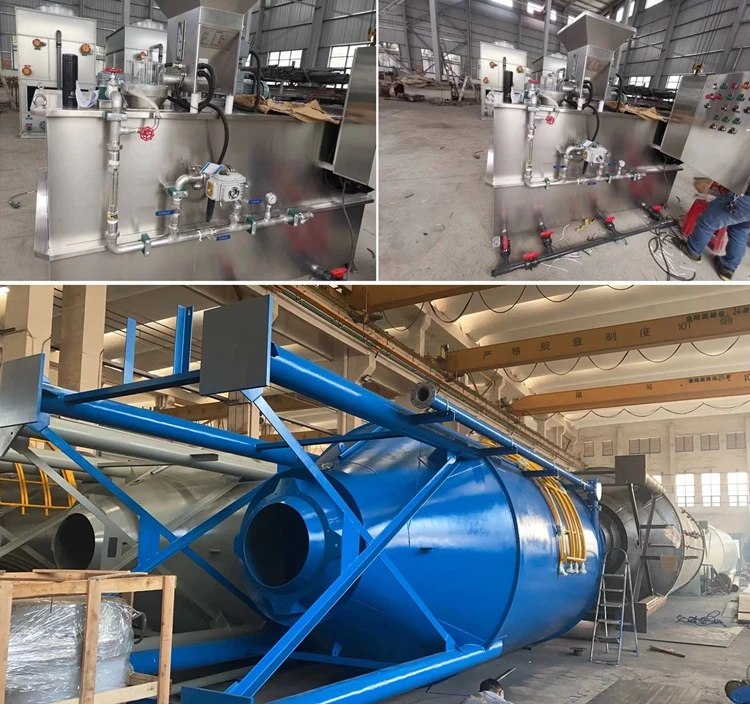 The Dosing Device and Lime Silo In The Huaibei Project